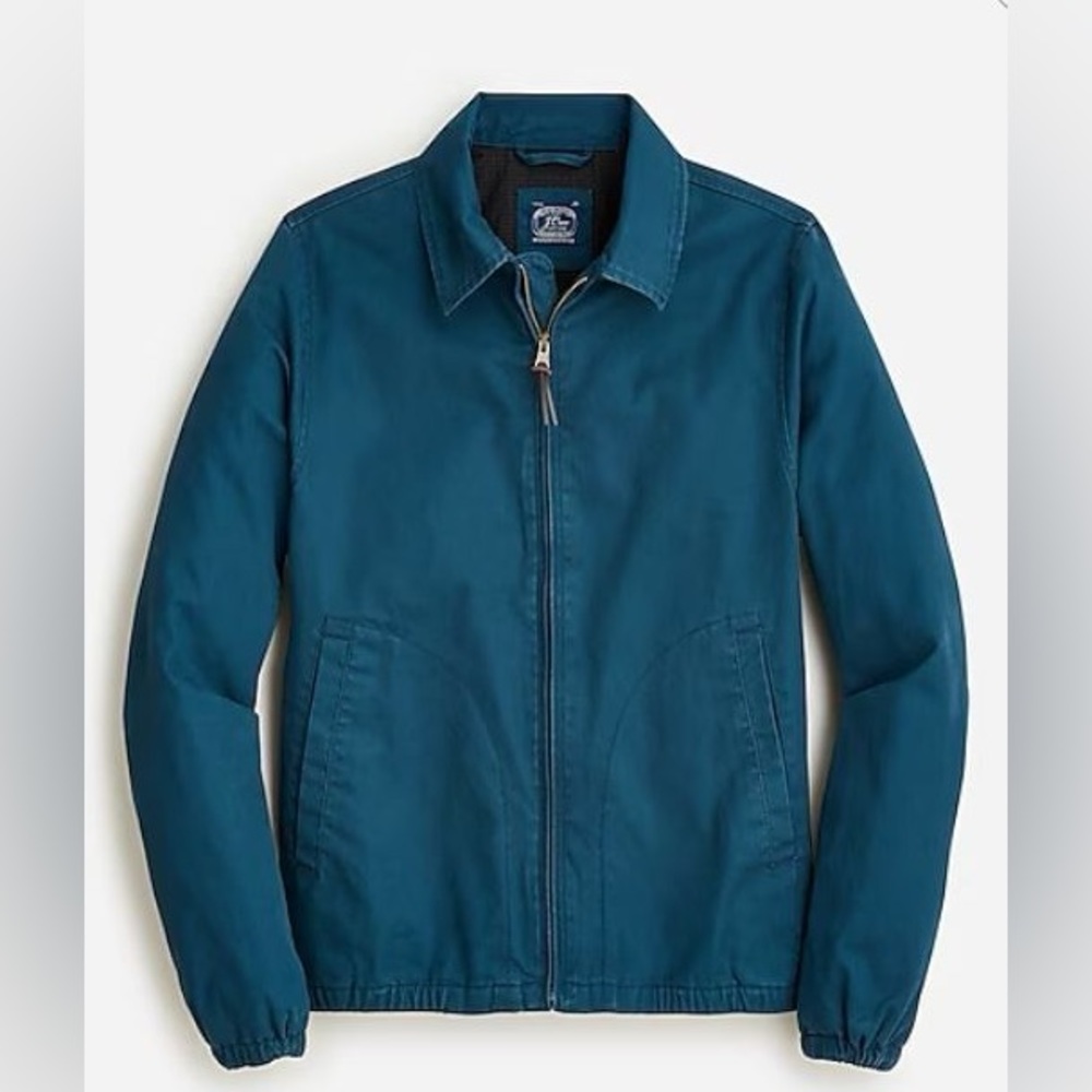 J crew Harrington jacket in cotton twill